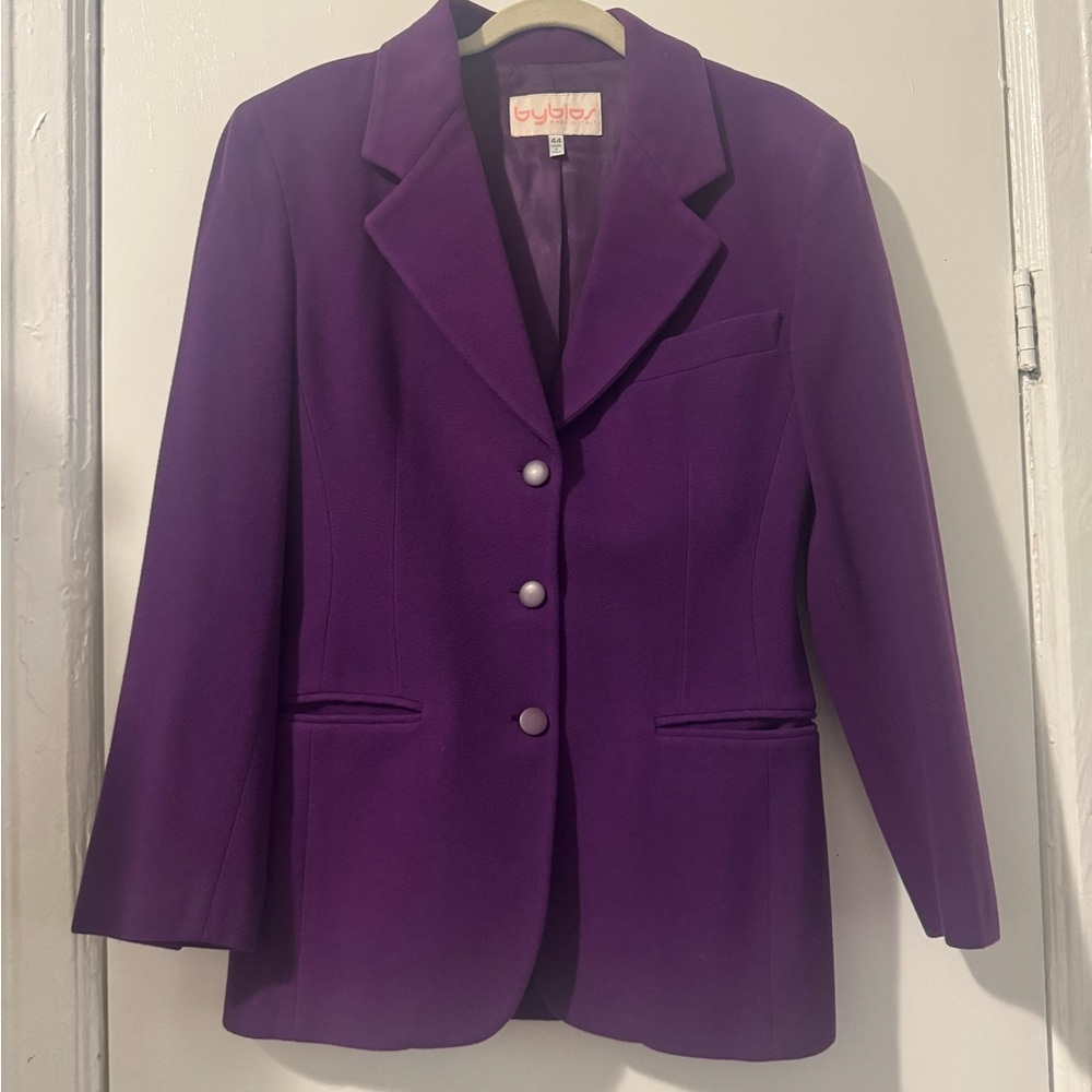 Byblos Elegant Purple Women's Blazer